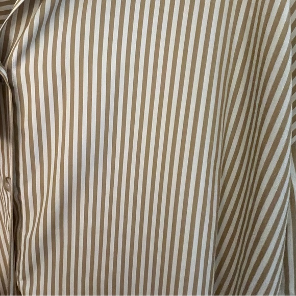 Vici Neutral Striped Button Down Shirt - Picture 6 of 9